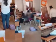 IMPACTANTE VÍDEO – Ex novio apuñala a mujer frente a sus compañeros en plena luz del día, un niño queda en la orfandad