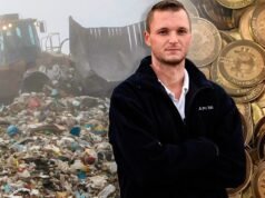 Exnovia le tiró a la basura disco duro con $783 millones en bitcoins