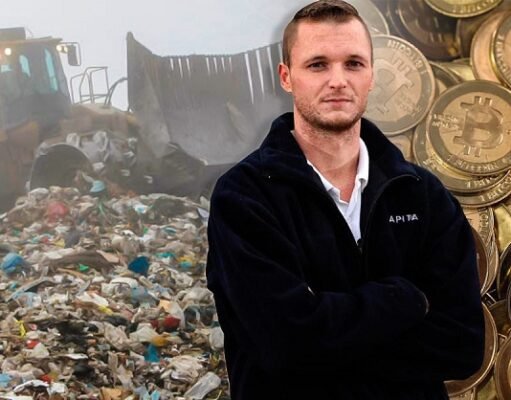 Exnovia le tiró a la basura disco duro con $783 millones en bitcoins